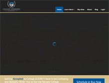 Tablet Screenshot of collegeadmissioncentral.com